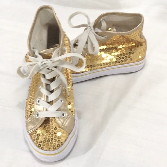 balera Other - Balera Gold Sequined High Tops